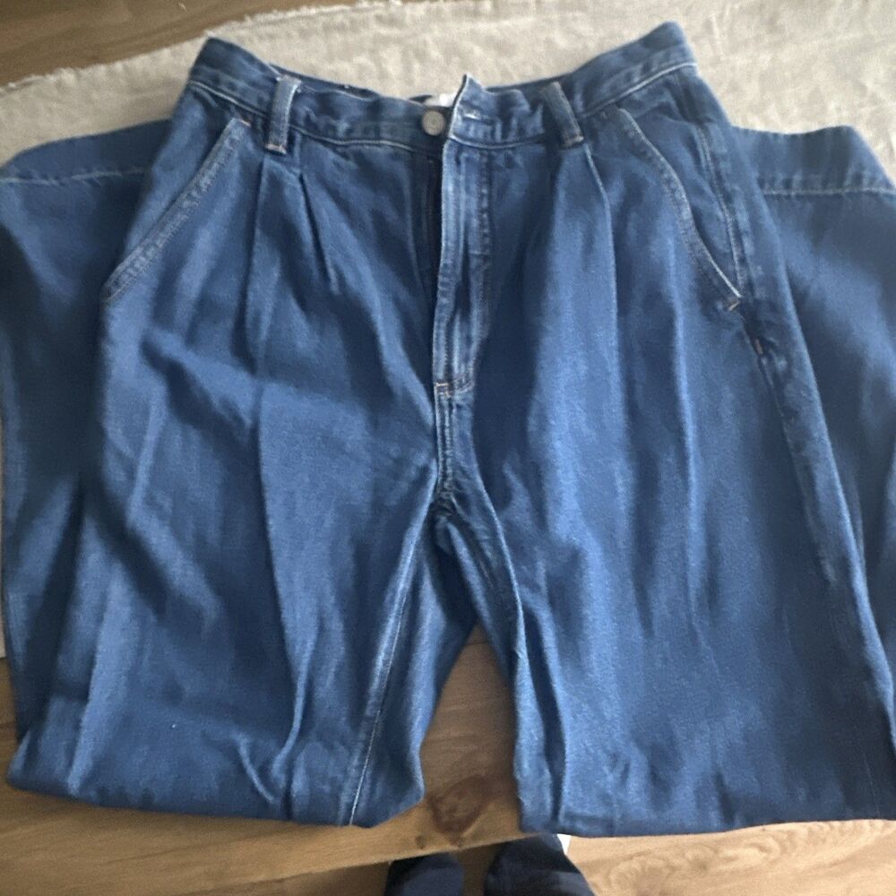 Pistola Victoria High Rise Wide Leg Jeans Sz 26 Women’s Blue Denim